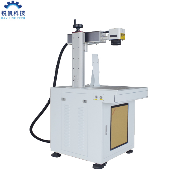 IPG MOPA 30W Galvo Fiber Lasermarkeermachine voor fijne markering op metalen en geanodiseerd aluminium