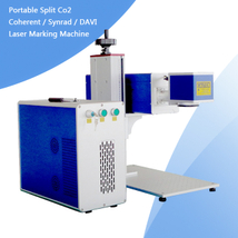 De draagbare Gespleten rf-Laser die van Co2 van de Metaalbuis Machine 30W 60W merken