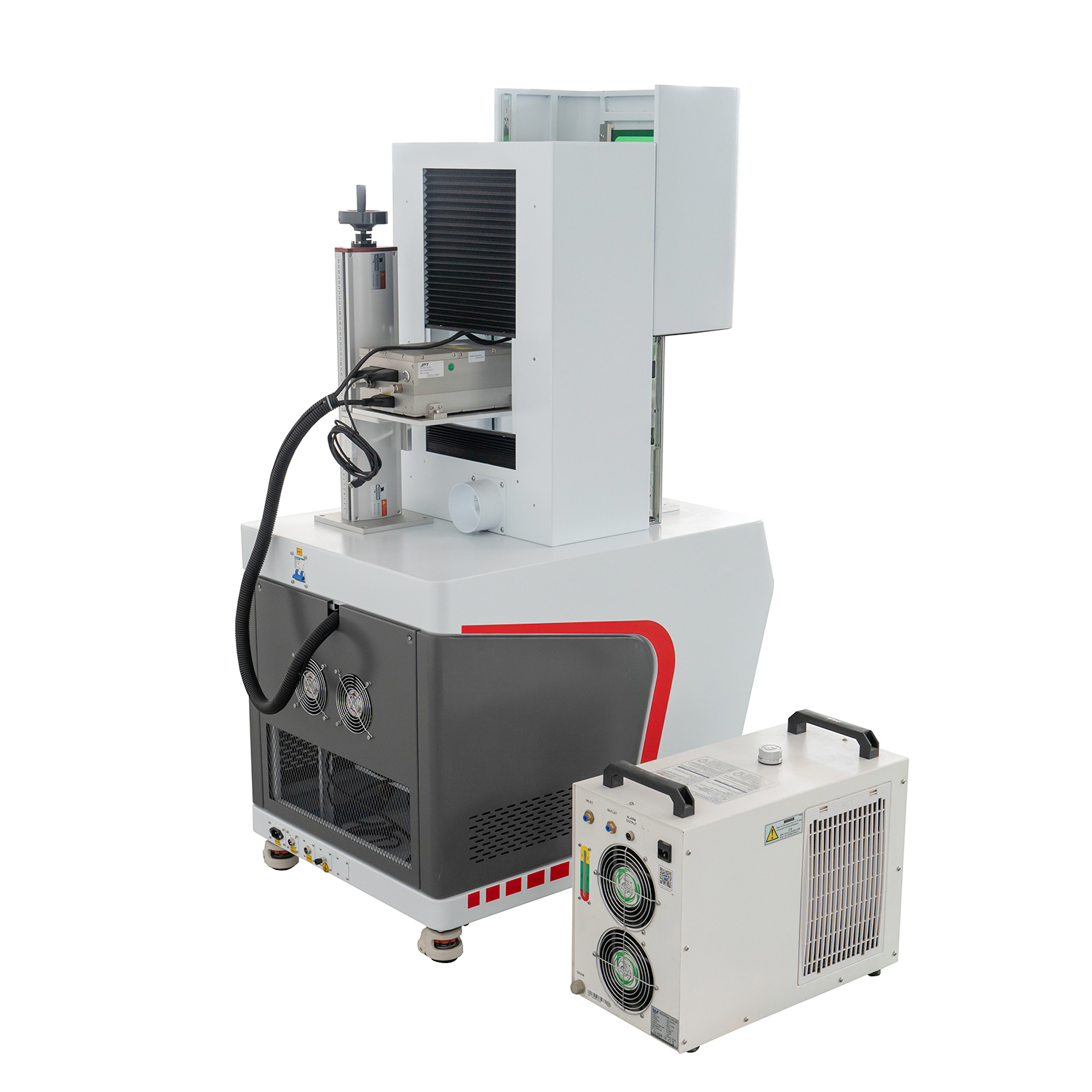 Volledig ingesloten 3w 5w 10w 15w 20W CNC UV-lasermarkeermachine voor kunststof, glas en metaal