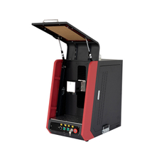 Ingesloten Type Mini Draagbare CNC Fiber Laser Marker Graveur Markering Graveermachine voor Metal Plastic
