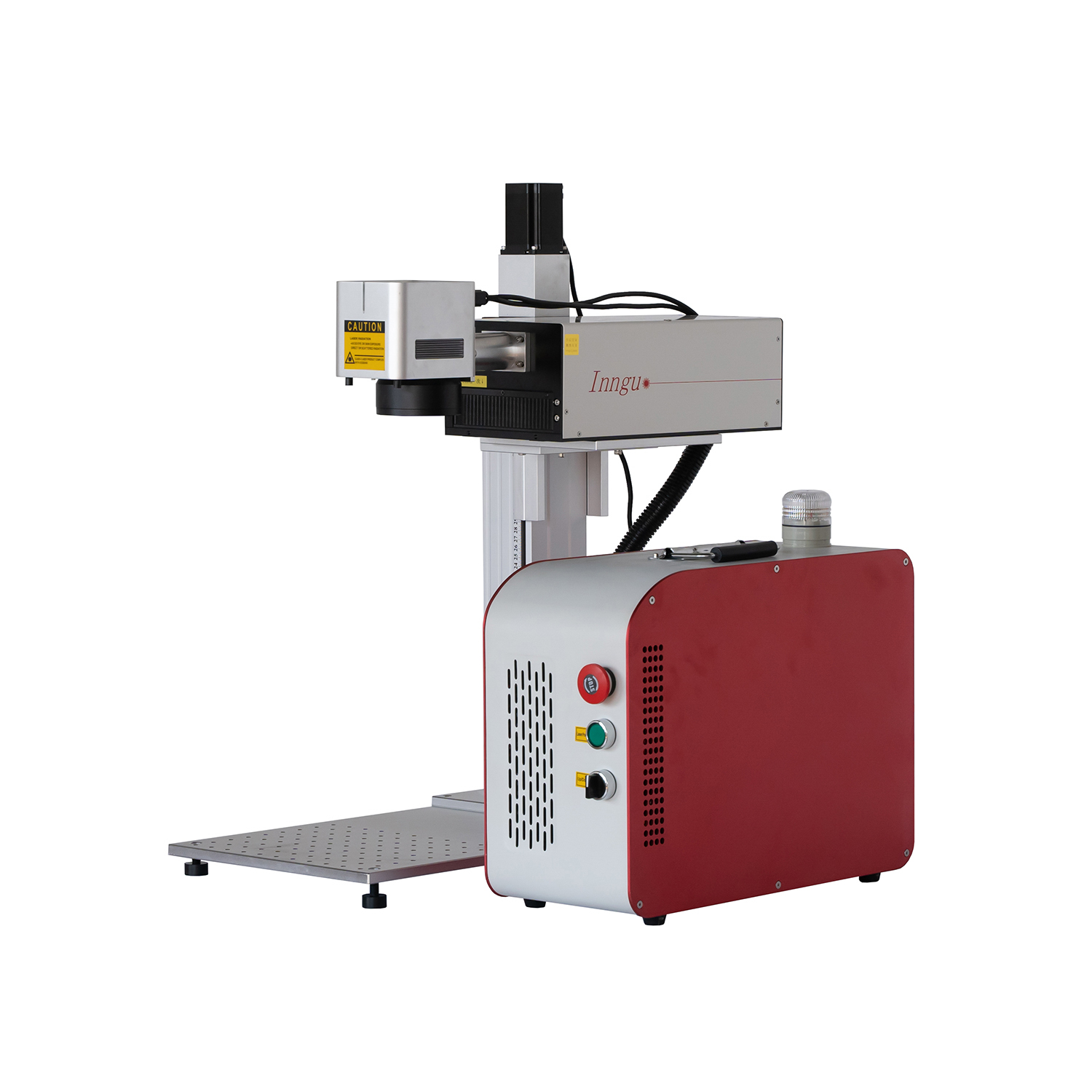 Draagbare kleine 3W 5W UV-lasergravure die Machinelasermarkering markeert met roterende / XY-tafel / XYZ-tafel