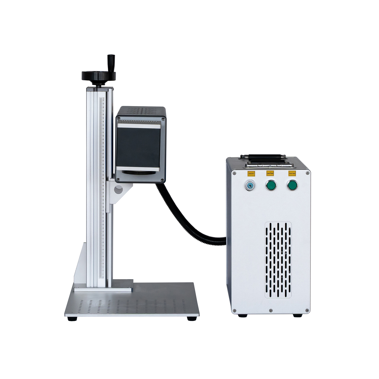 Draagbare China DAVI 30W 35W CO2 RF lasermarkeermachine: