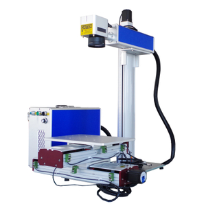 x en y bewegende tafel fiber laser lasermarkeermachine voor groot werkgebied