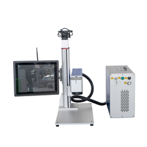 Touchscreen Computer IPG JPT RAYCUS MAX CNC Fiber Laser Marker Graveur Machine voor Metaal Plastic