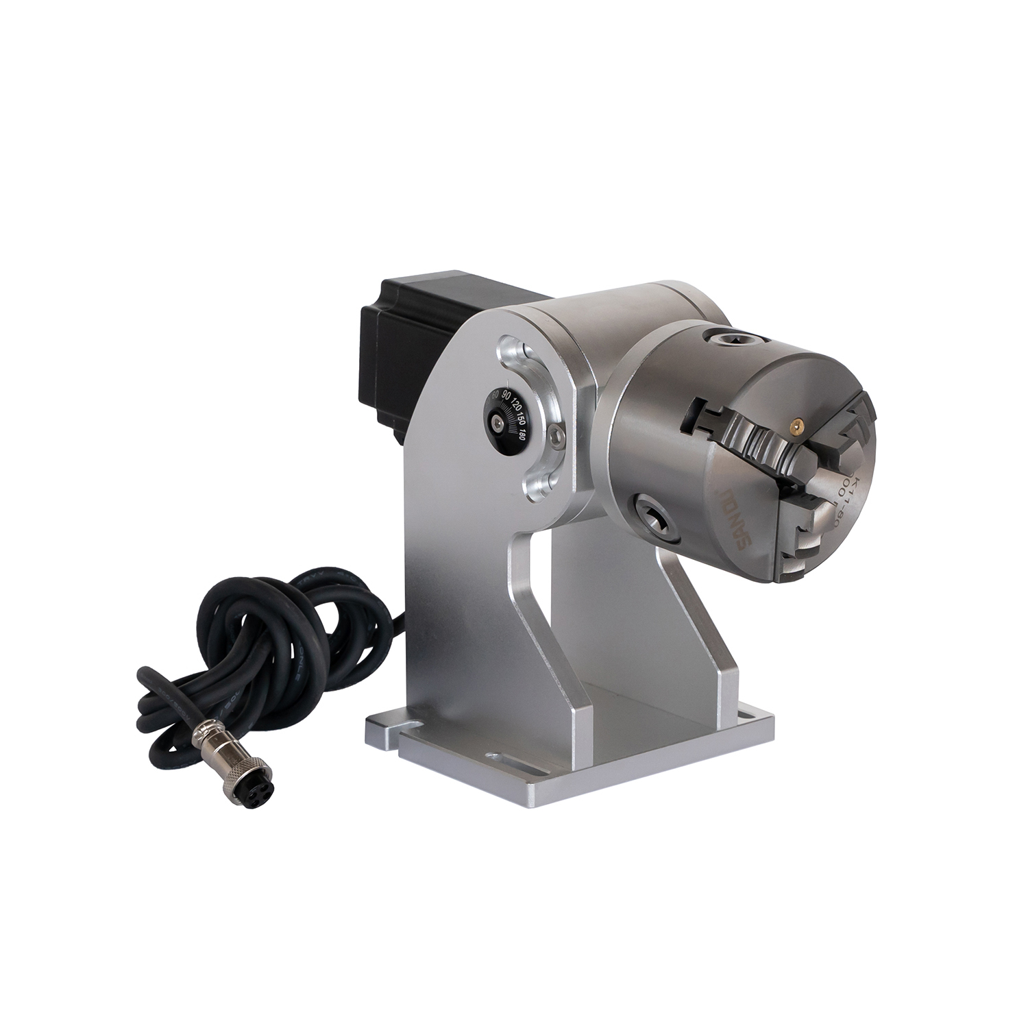 80 mm 100 mm 125 mm 160 mm 200 mm roterende bevestiging voor CO2-lasermarkeringsmachine