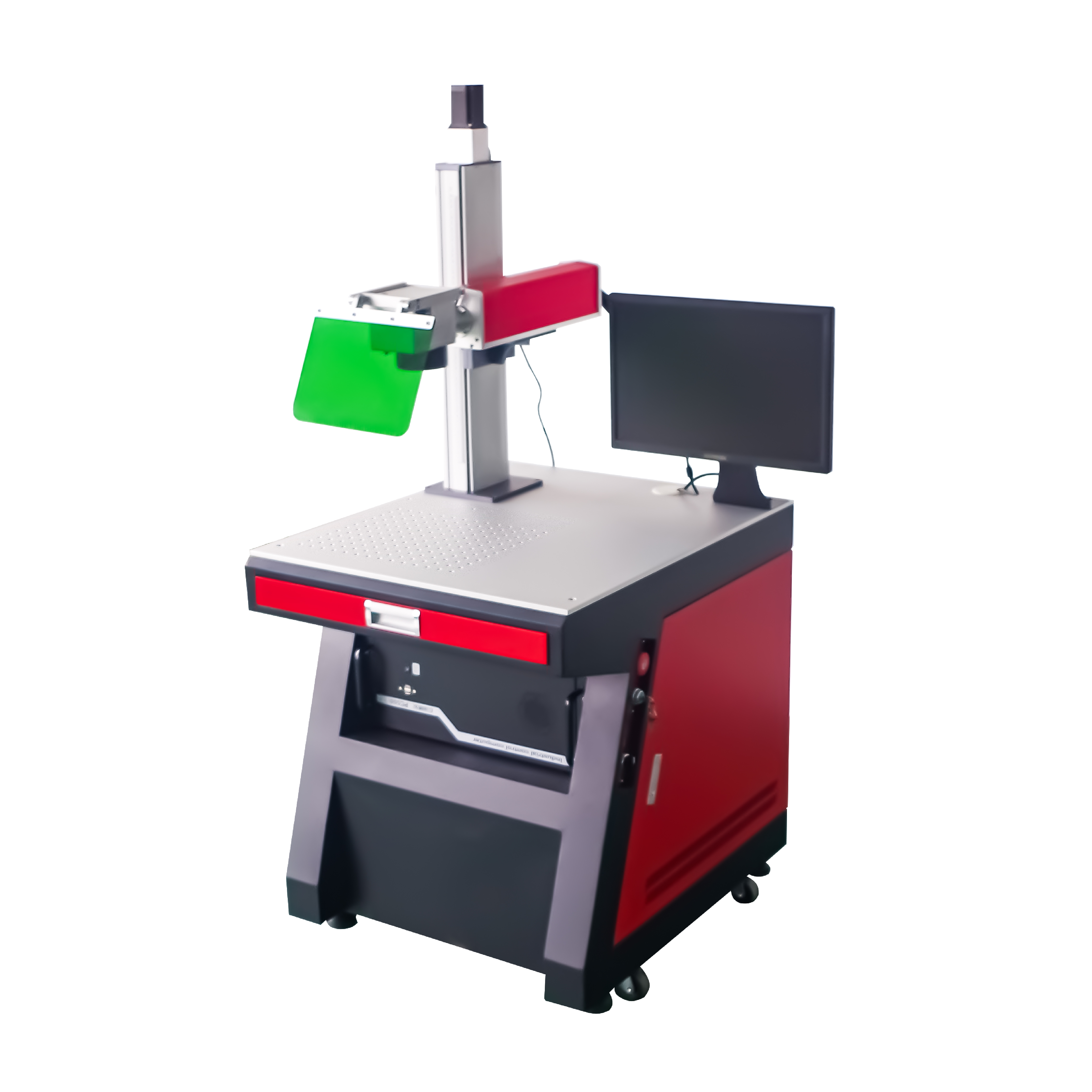JPT fiber laser diepe gravure 200w machine mopa 200w lucht koele laser graveur