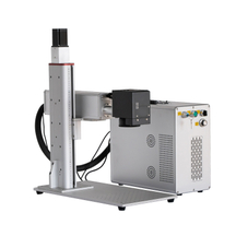 Nieuwe camerapositionering en achtergrondweergave Fiberlasergravure Markeringssnijmachine voor metalen kunststof